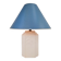 White Ceramic Palm Tree Table Lamp in the style of Serge Roche, 1970s