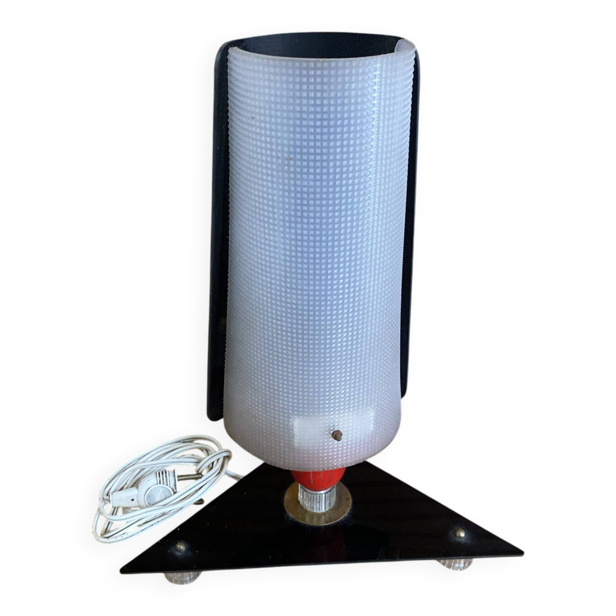 Rockabilly bedside lamp 50s design vintage plexiglass tripod