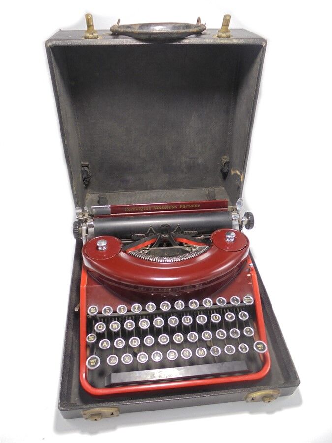 Remington Rand Red Typewriter