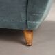 Original vintage designer bean-shaped velvet sofa from the 1950s-60s