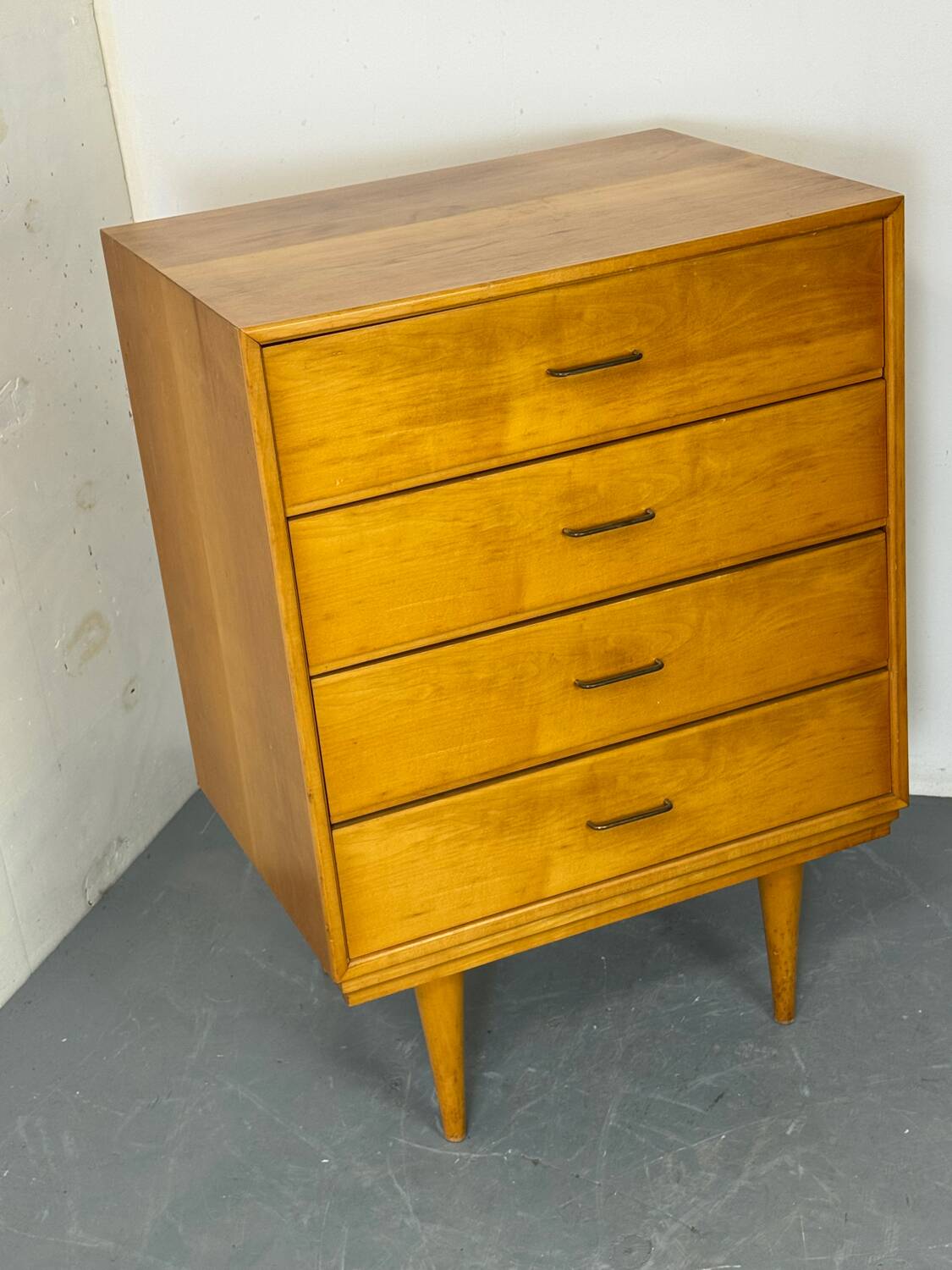 Commode en bouleau moderne du milieu du siècle par Cees Braakman, années 1950