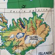 Old school map Scandinavian States