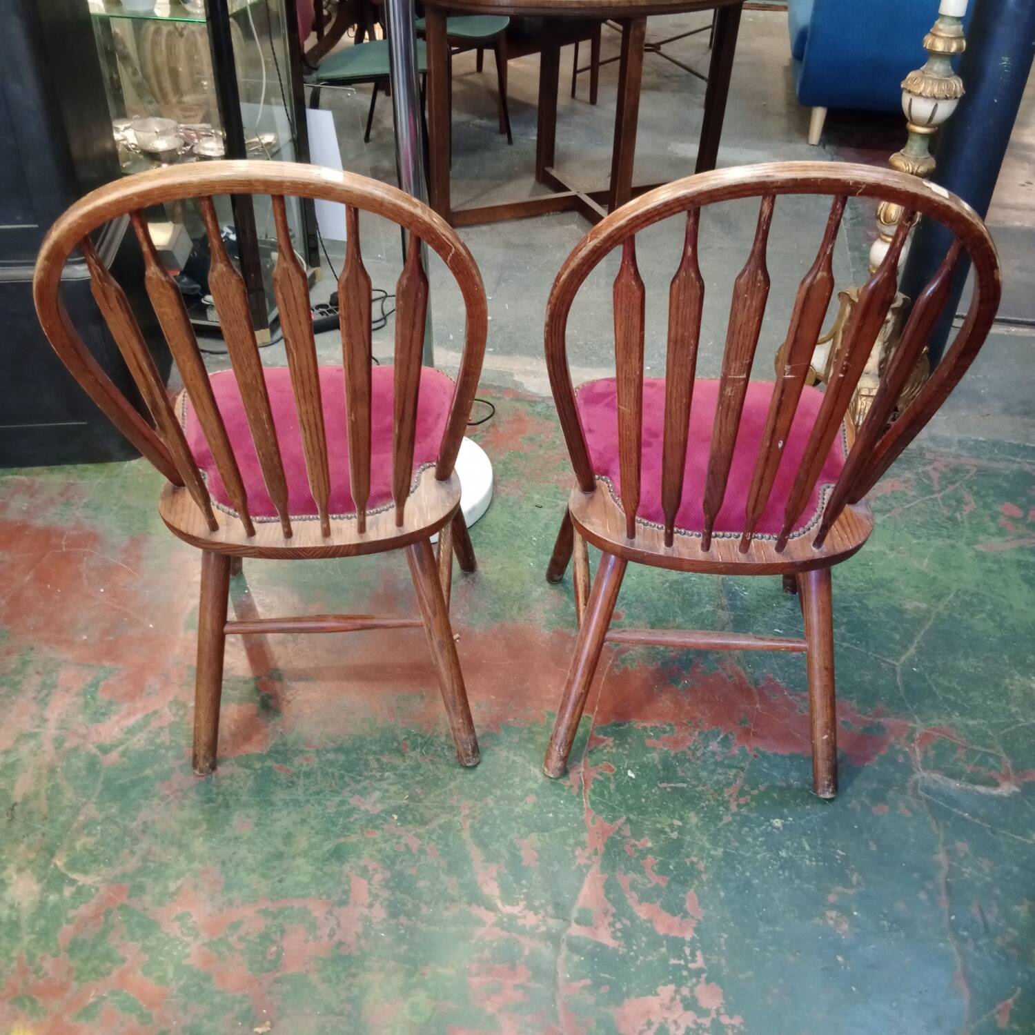 Pair of American Quaker Ercol chairs