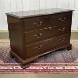 Early 20th century English mahogany chest of drawers