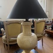 Lamp Jean Roger - Paris 1981 - ivory ceramic - signed