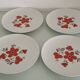 Set of 4 flat plates - Arzberg earthenware factory 1960/70
