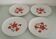 Set of 4 flat plates - Arzberg earthenware factory 1960/70