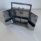 Distributeur cigarettes vintage 1930 laiton chromé  - 13 x 11 cm