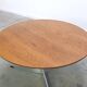Circular coffee table in oak by Arne Jacobsen for Fritz Hansen, 1960s