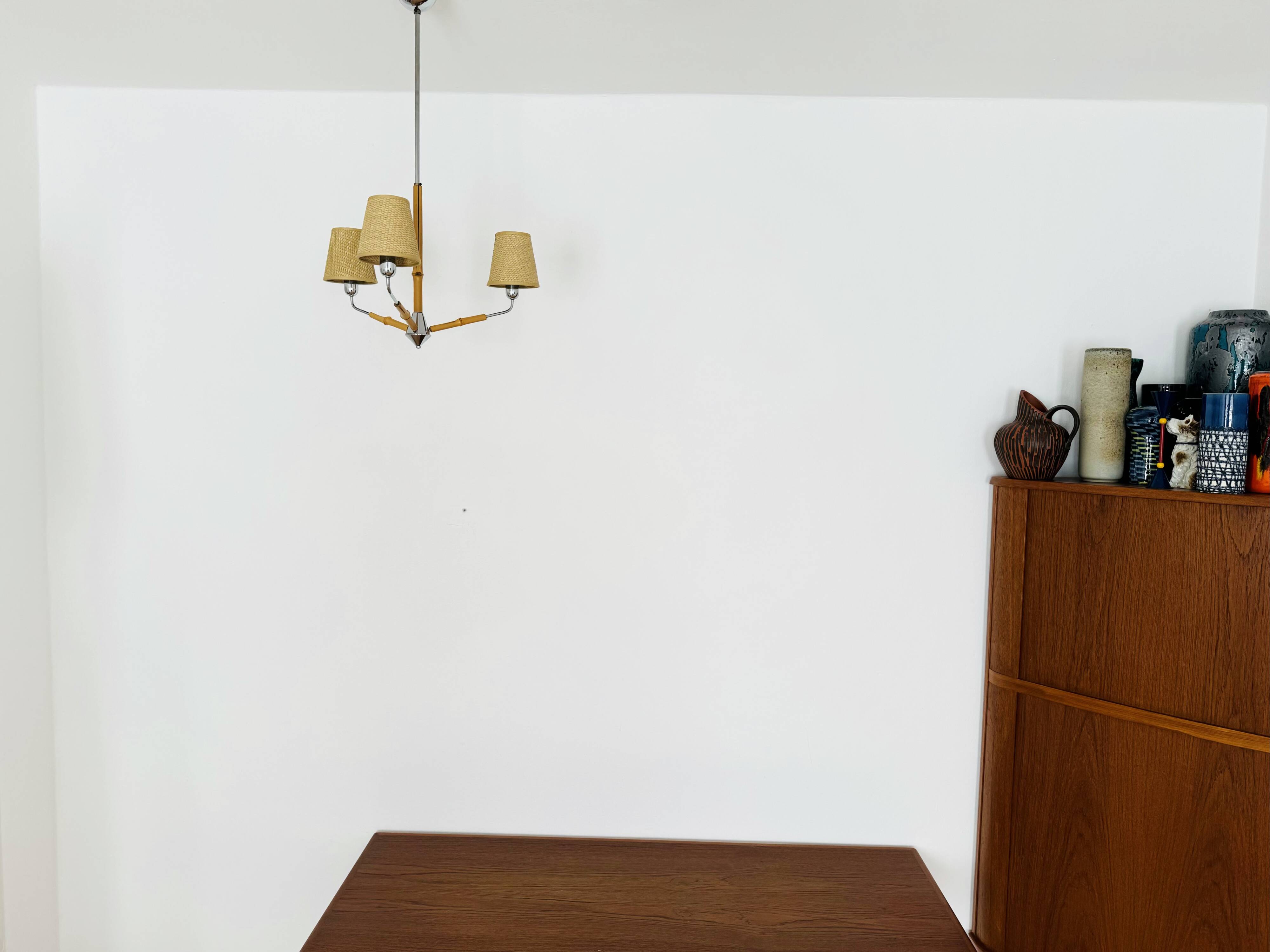Bamboo Chandelier by Rupert Nikoll