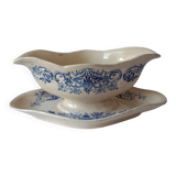 Saucière modèle Aramis de Longchamp. Terre de fer bleu