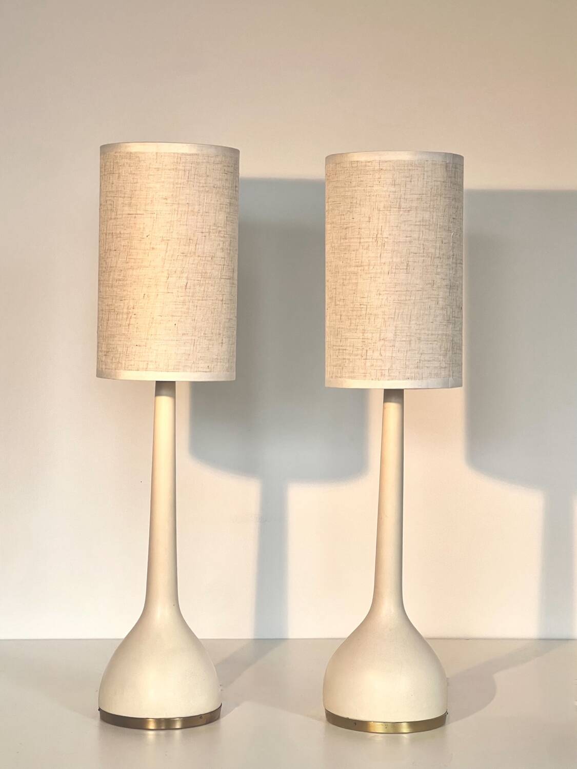 Pair of Scandinavian table lamps designed by Hans-Agne Jakobsson, 1960.