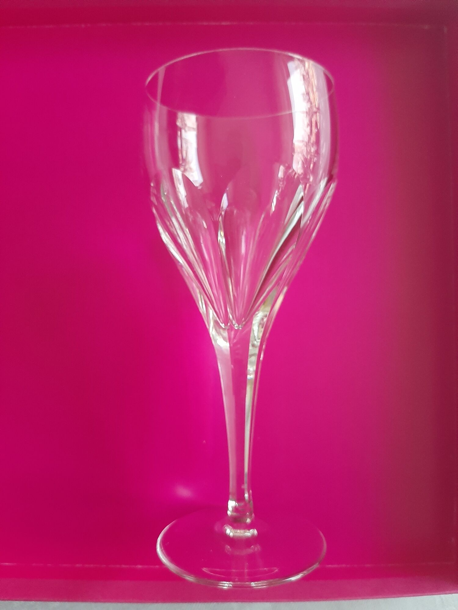 12 Milano Villeroy and Boch crystal walking glasses
