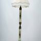 Rare Italian Hollywood Regency Onyx and Bronze Floor Lamp, 1970s