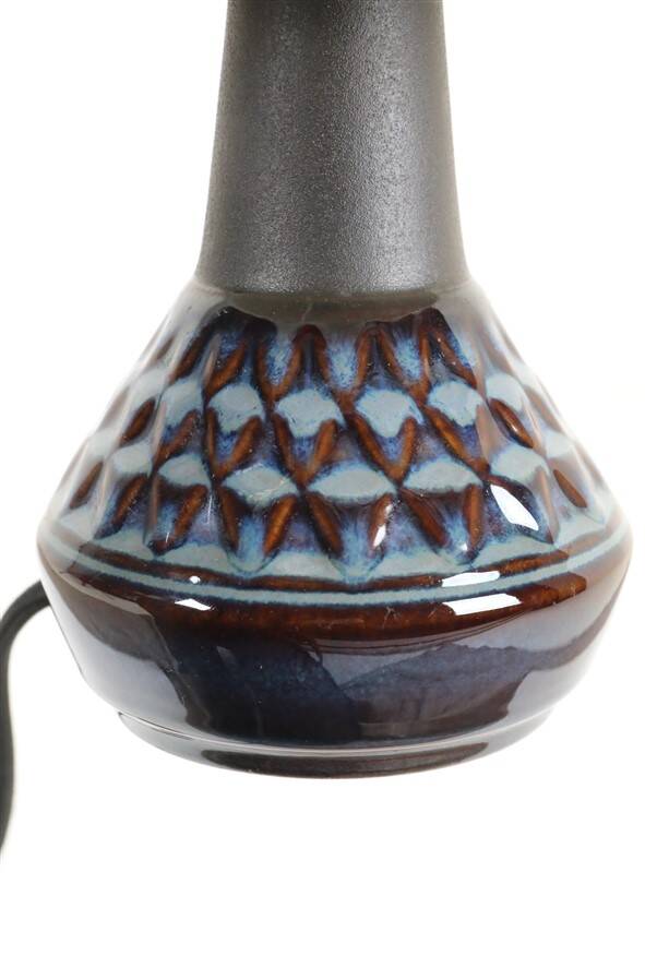 Danish “Blue Series” table lamp by Einar Johansen for Søholm, 1960s