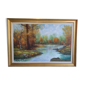Tableau d'une forêt