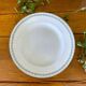 Antique serving platter in Sarreguemines earthenware.