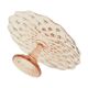 Pink Cake Stand Art Deco Pressed Glass Diamond Pattern