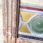 Old stained glass window
