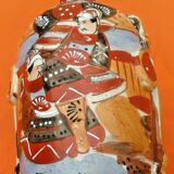 Satsuma Vase with Neck Japanese Ceramic