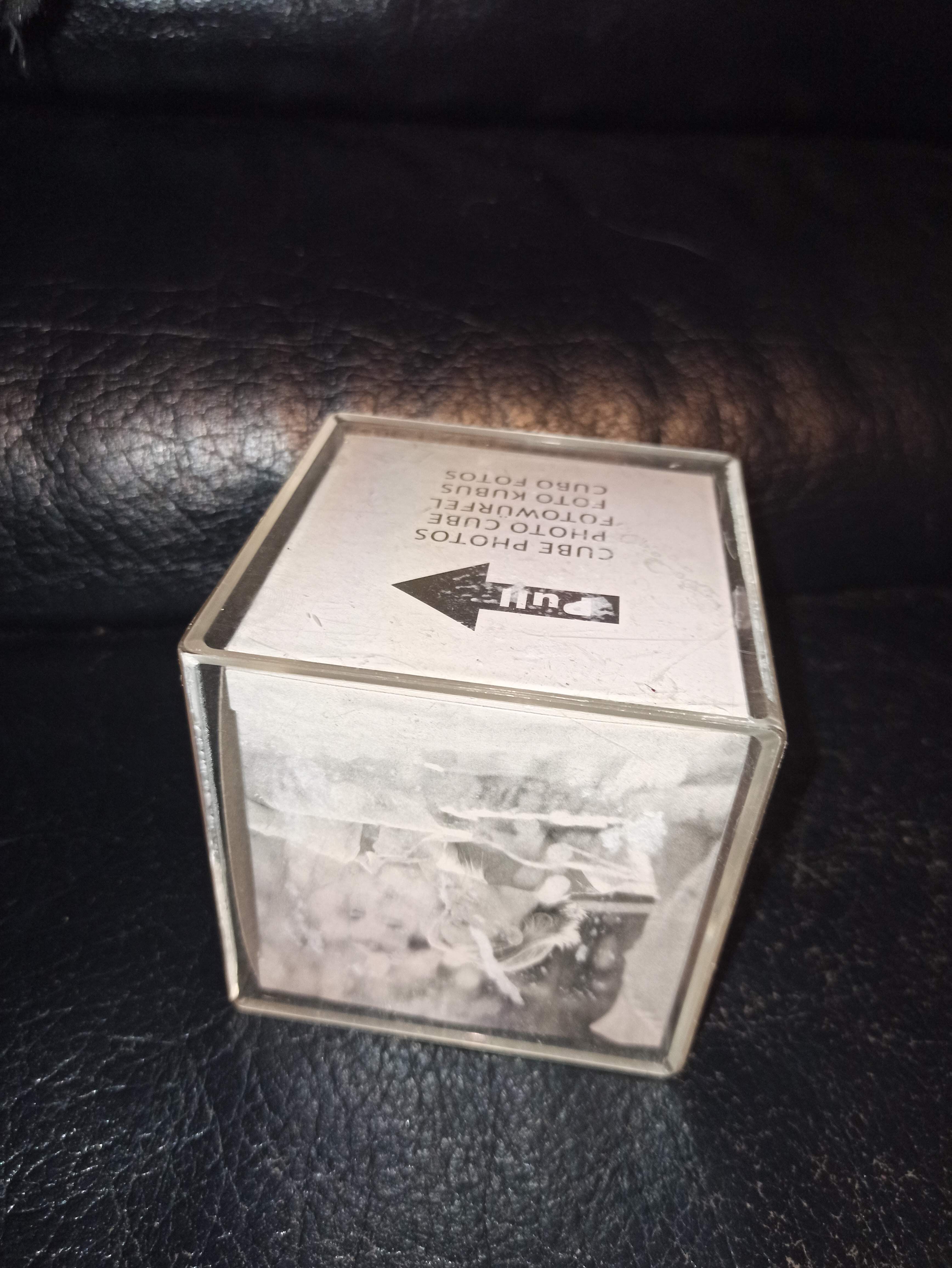 Cube pour photos en plexi plexiglas cadre