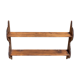 Old wall shelf in wood