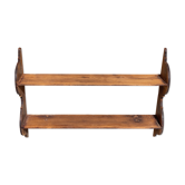 Old wall shelf in wood
