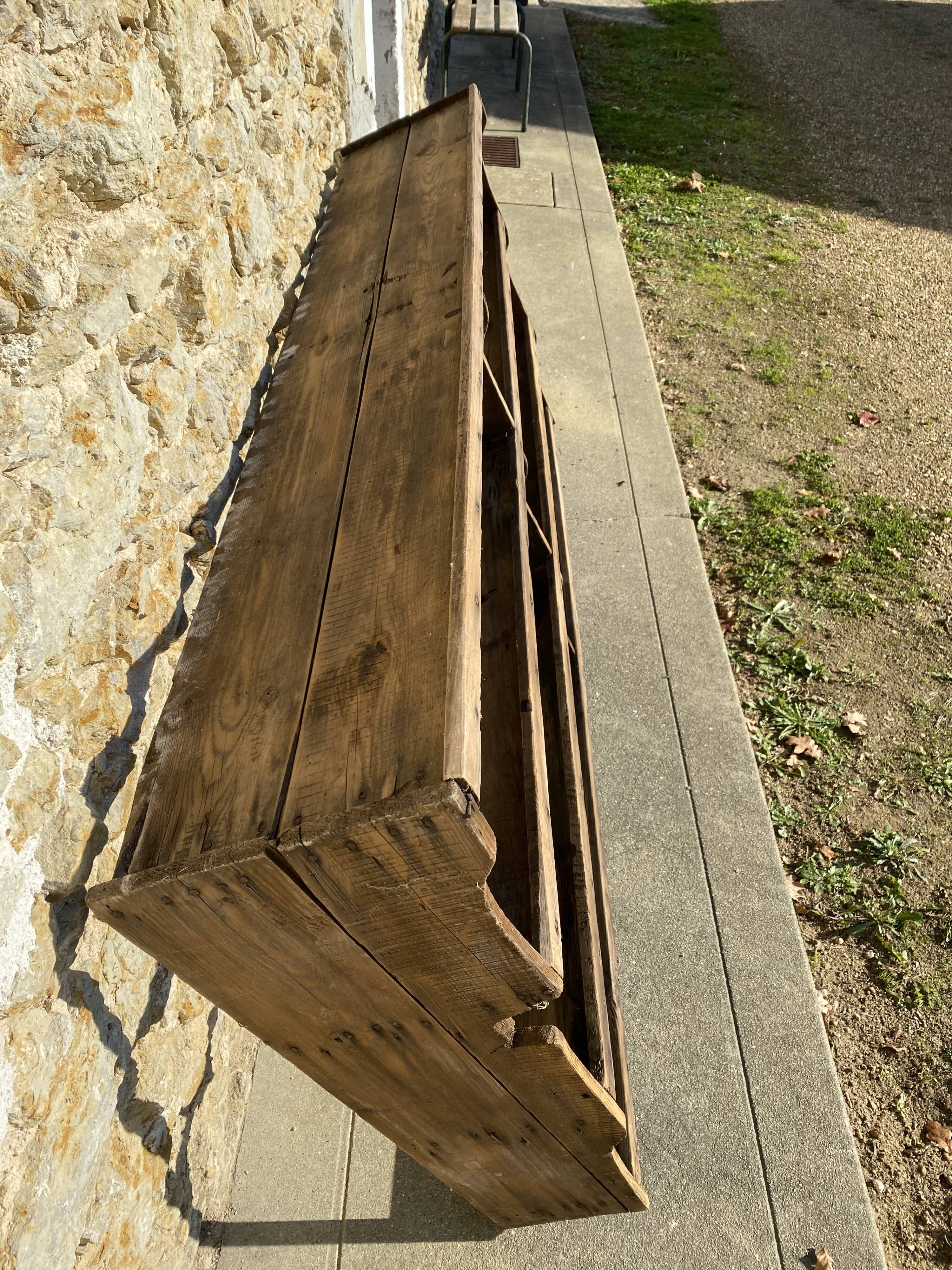 Old kitchen wood shelf tgm