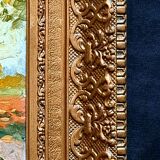 Post-Impressionist painting signed in Fauvism style - Russian School, 1924