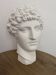 Greek head in polished white plaster