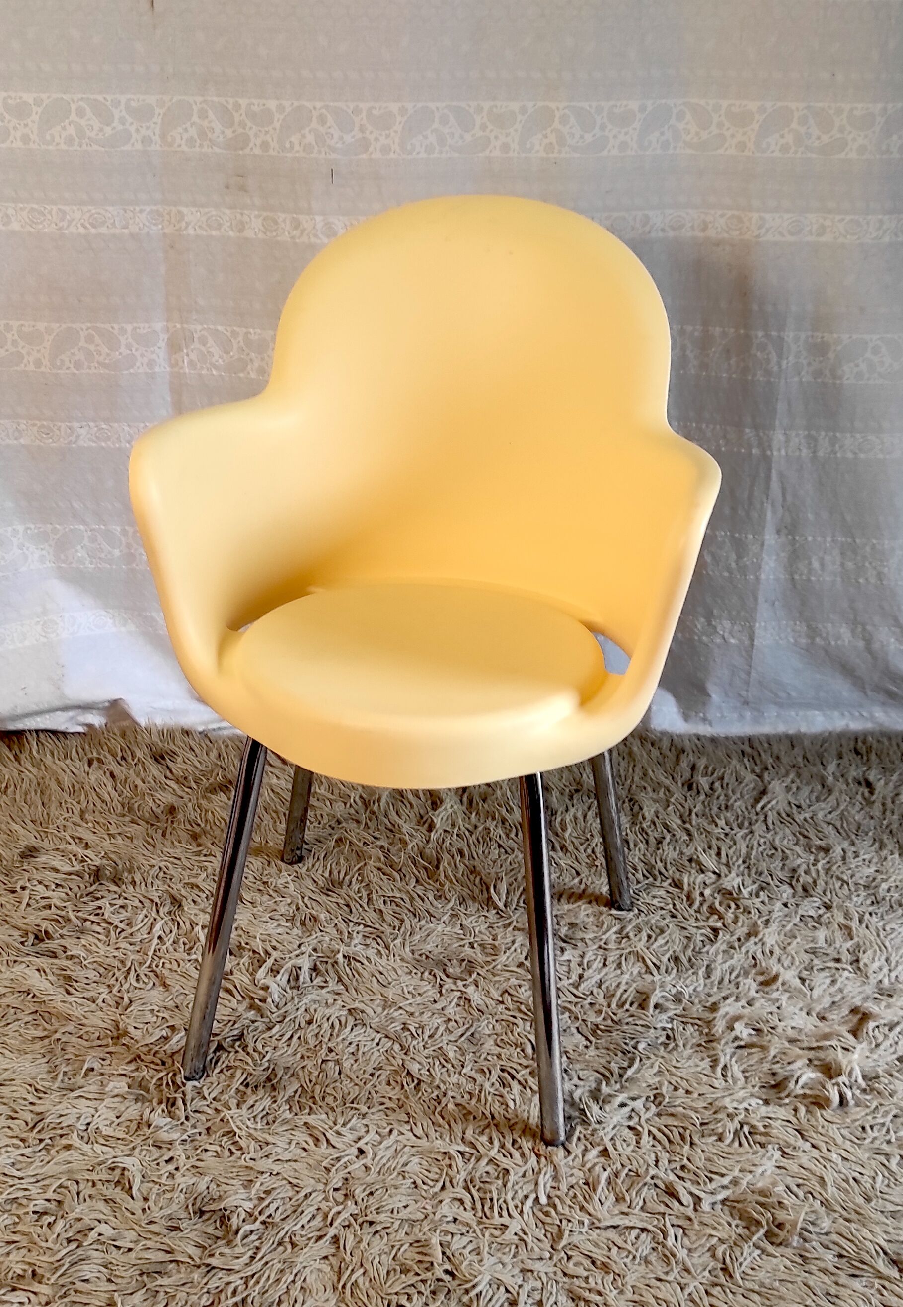 Chaise beige « GoGo Basic » par Marcello Ziliani pour Sintesi - fin XXème