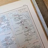 The French Empire, original map printed in 1892.