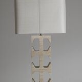 Travertine dorse lamp