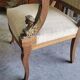 Paire de fauteuils en noyer style Empire retour d'Égypte