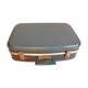 Blue vintage flight attendant suitcase, 60s - 70s