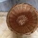 Wicker side table