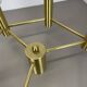 Brass Italian Stilnovo Style Atomic Space Age Ceiling Light Sconces, Italy