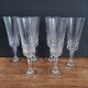 6 Luminarc Emperor champagne flutes from the 1970s