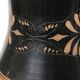 Reproduction of a Greek Attic-style black-figure vase depicting warriors