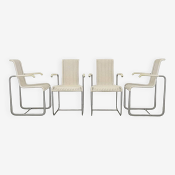 4x Dining Chair “D25” by Axel Bruchhäuser for Tecta, 1980s