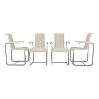 4x Chaises de salle à manger « D25 » par Axel Bruchhäuser pour Tecta, années 1980