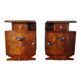 Pair of Art Deco bedside tables