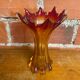 Vase ancien murano sommerso verre soufflé vintage
