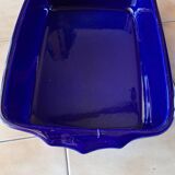 Indigo blue ceramic dish