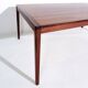 Large vintage Scandinavian coffee table in rosewood from the mid-century.