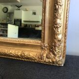Golden mirror 84x63cm
