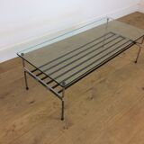Mid Century glass top table