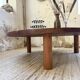 Table basse ronde tripode années 50