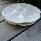 Pair of Gien oyster plates