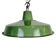 Industrial Green Enamel Factory Pendant Lamp, 1960s